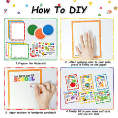 Cinrobiye school-themed stickers add color to projects and cards.