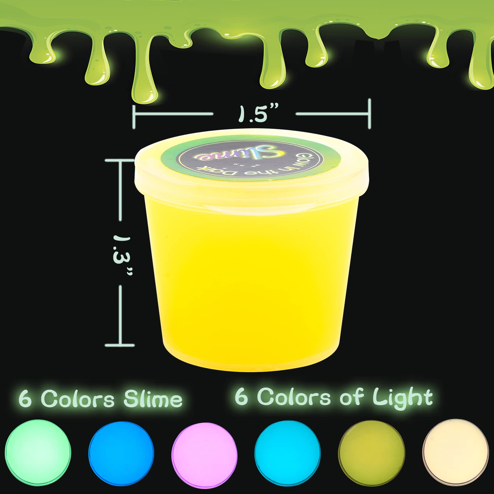 Cioaiwae kid-friendly slime activity parts for group crafting