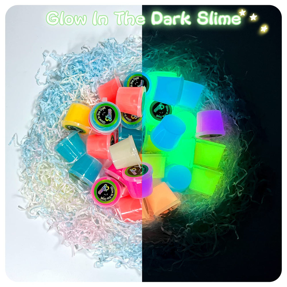 Cioaiwae mini slime bottles with lids ready for easy use