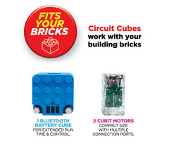 Circuit Cubes Cubit Motors enable moving builds for kinetic play.