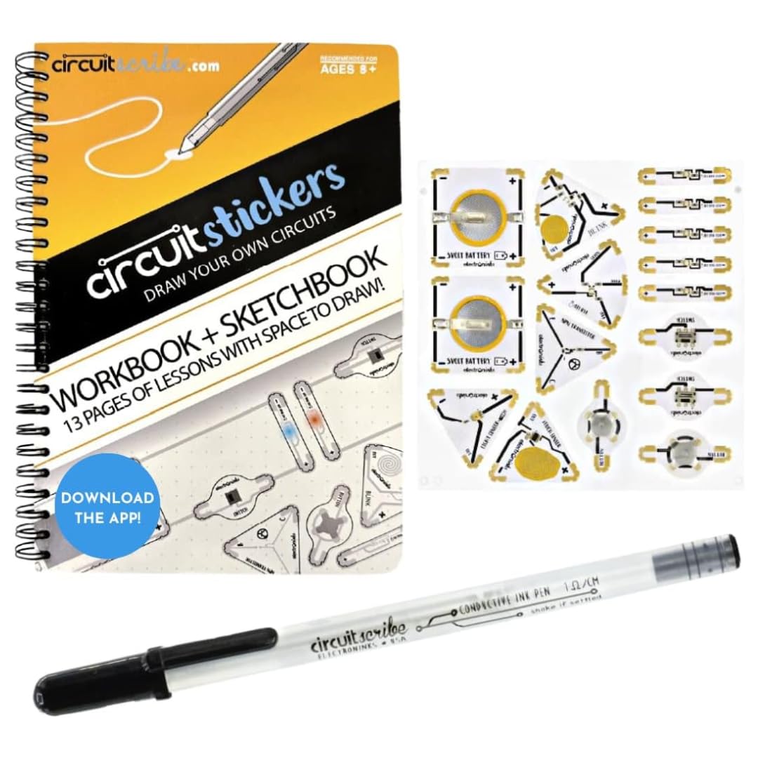 Circuit Scribe ink pen drawing conductive circuits for learning