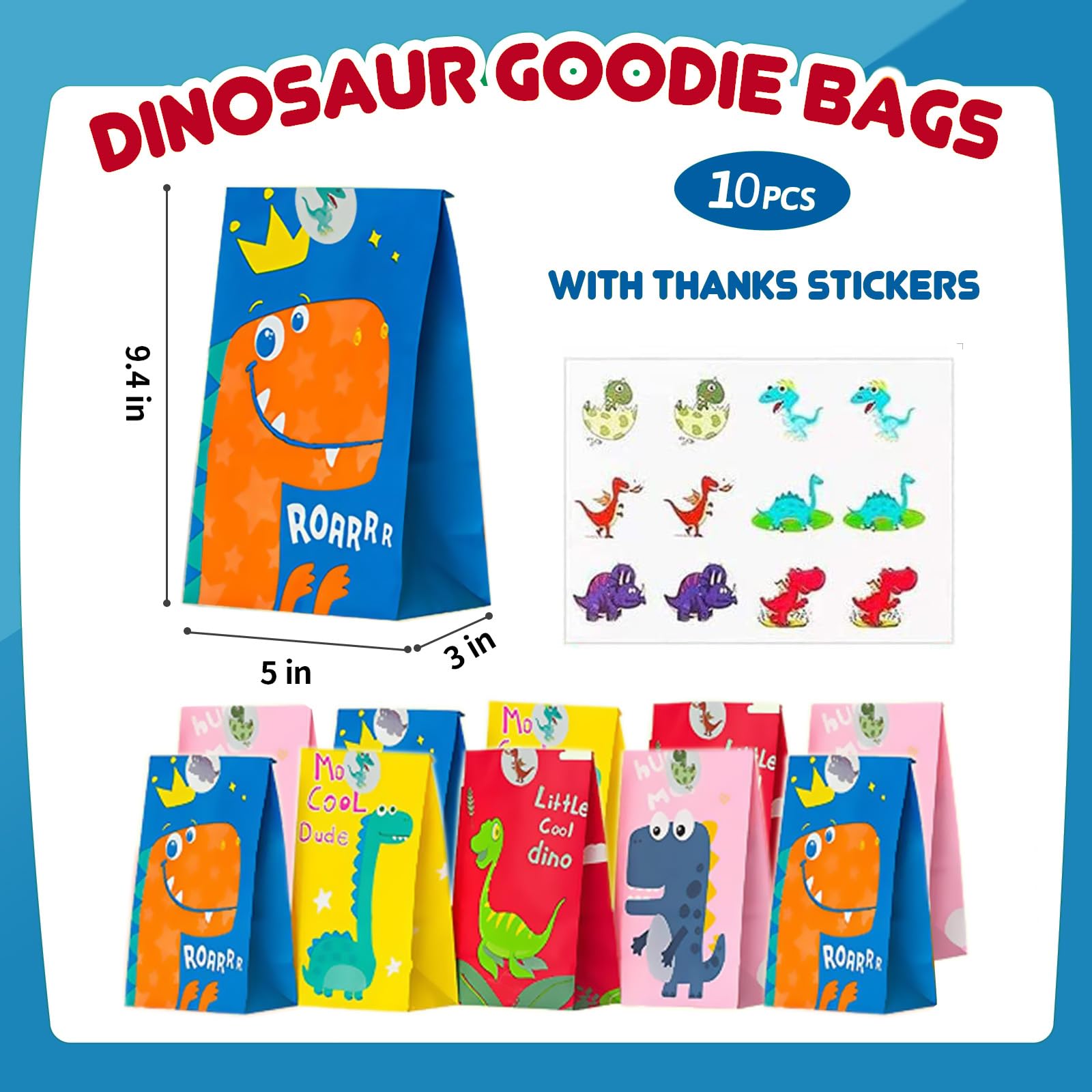CIRDOTSH paper goody bags for easy party prep