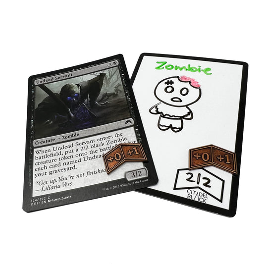 Citadel Black cloth erasers included for quick cleanups during play.
