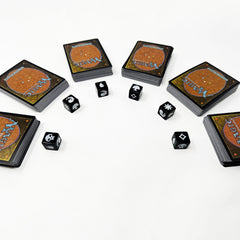 Citadel Black velvet drawstring bag keeps dice organized between games.