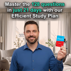 CitizenshipFlashcards.US turn-and-flip method illustration for memorization