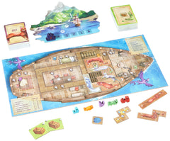 City of Games Isle of Cats polyomino placements show pieces fitting on a boat