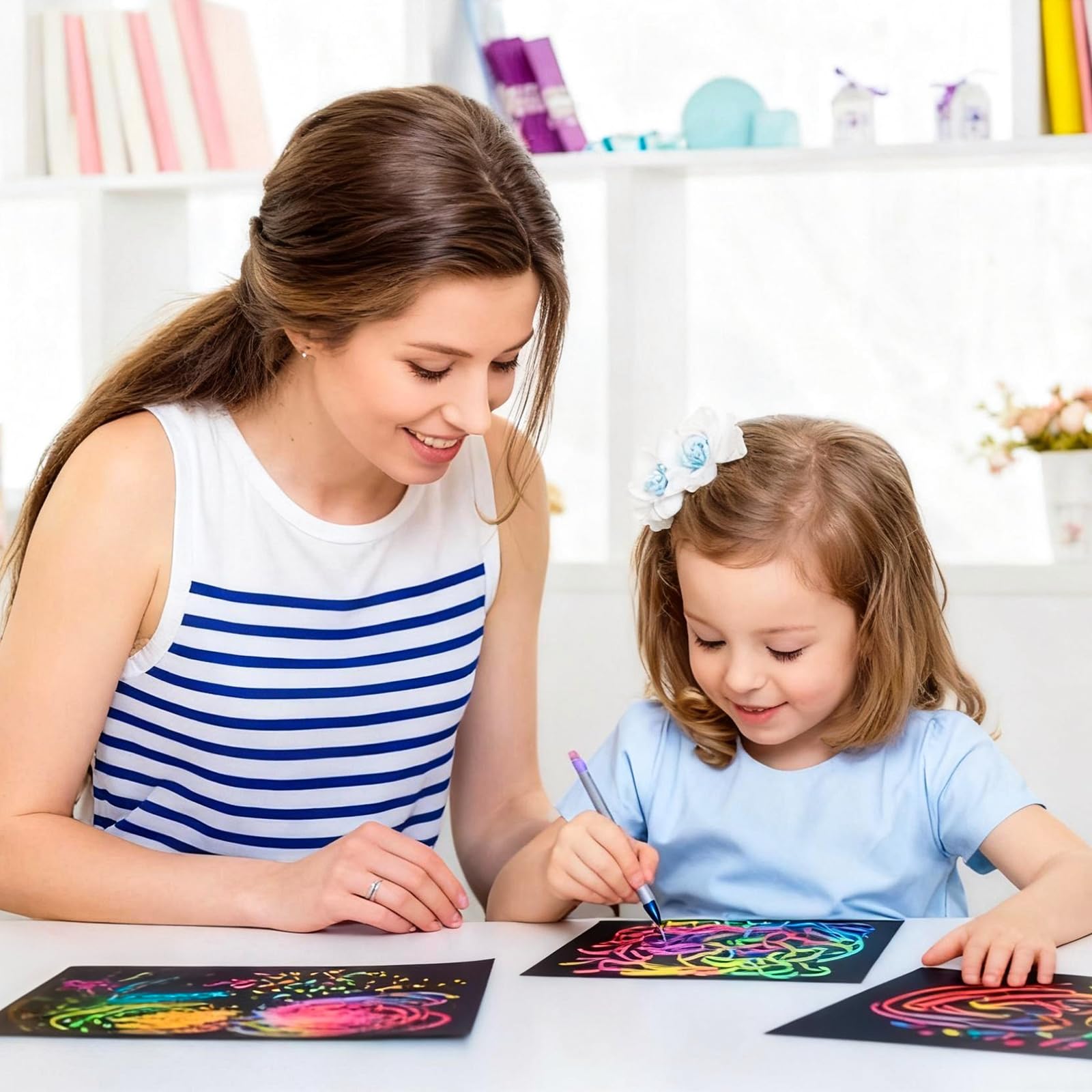 Cityrosy art projects for kids encourage color exploration.