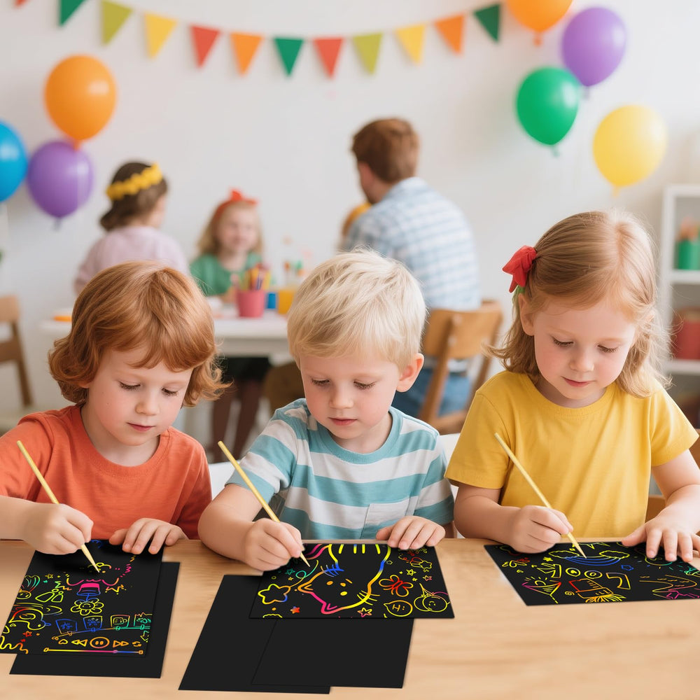 Cityrosy travel scratch paper set keeps kids engaged on the go