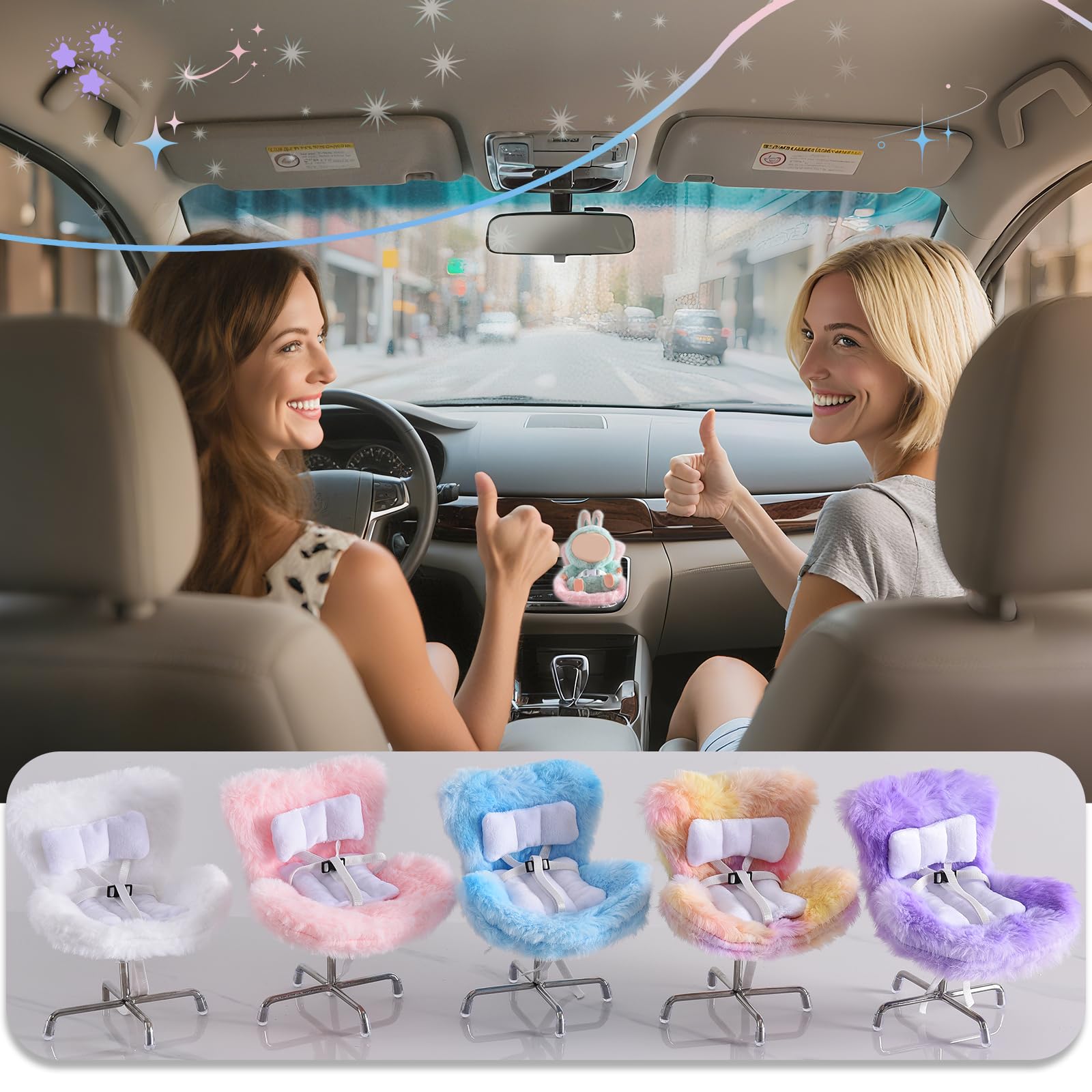 Ciunura doll seat safety-strap ensures adjustable security during transit