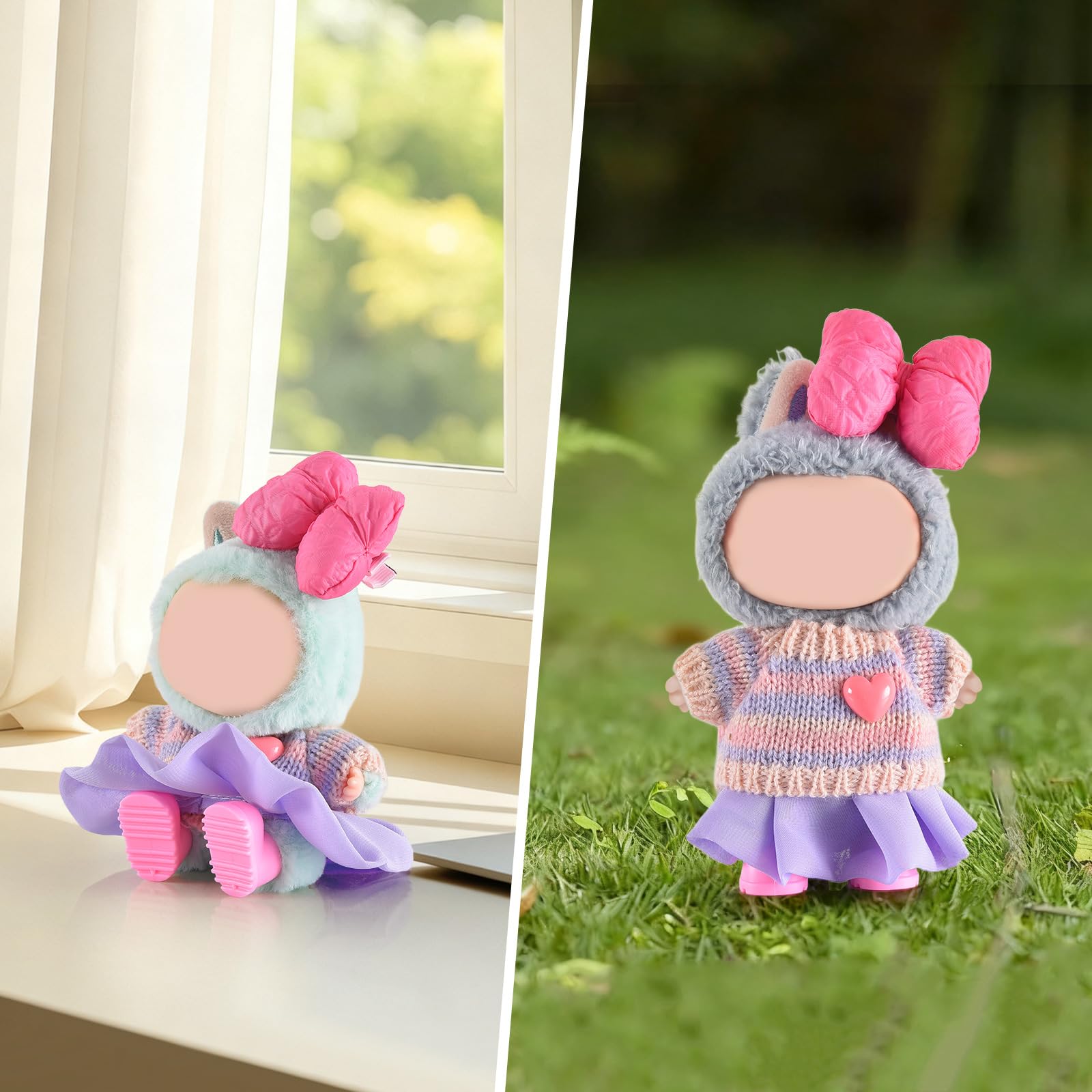 Ciunura Labubu 17 cm doll clothes, designed for a snug, accurate fit.