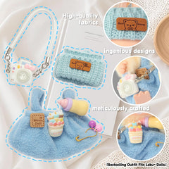 Ciunura Labubu plush-knit hat adds cozy charm for dress-up and everyday pretend