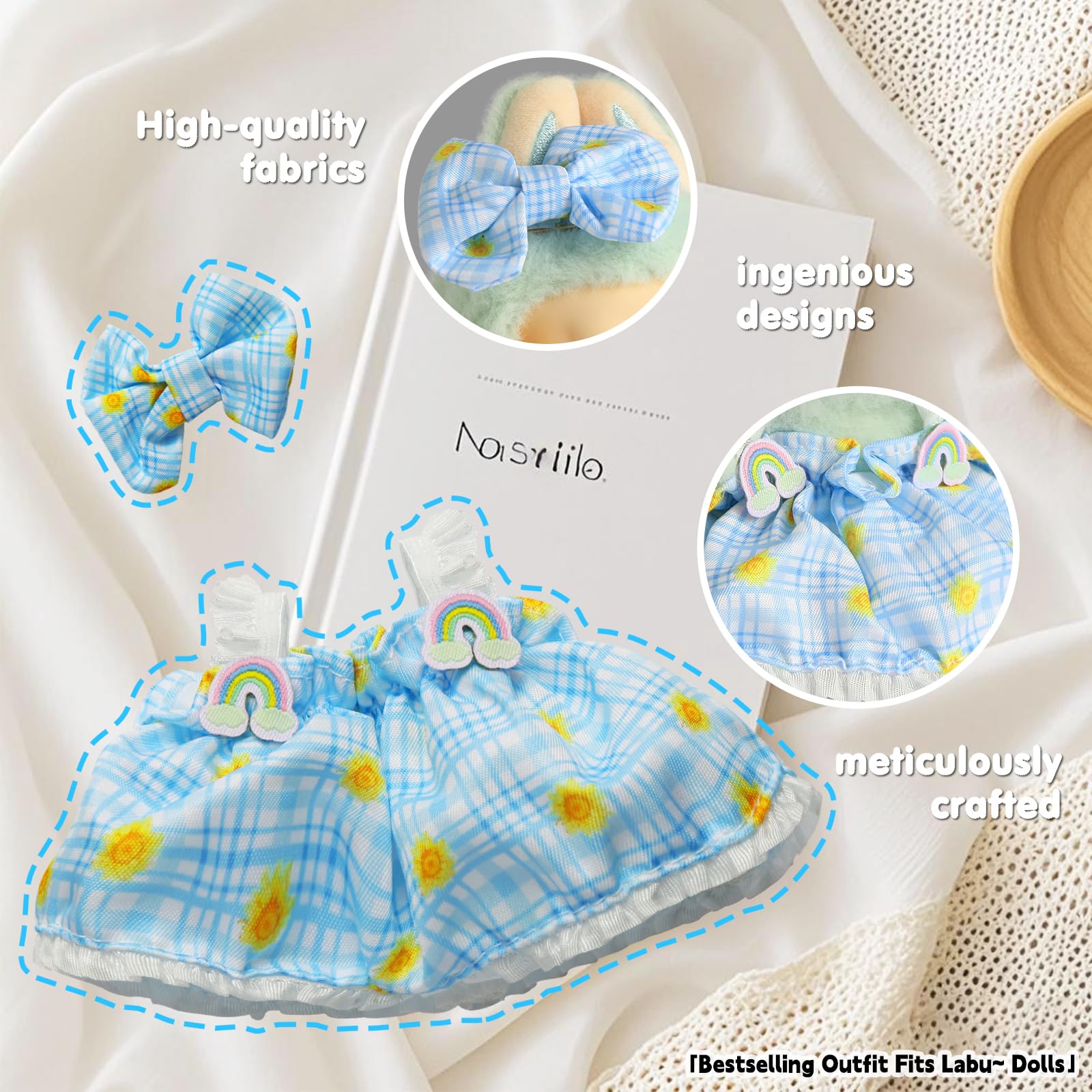 Ciunura Labubu yellow ensemble for vibrant styling