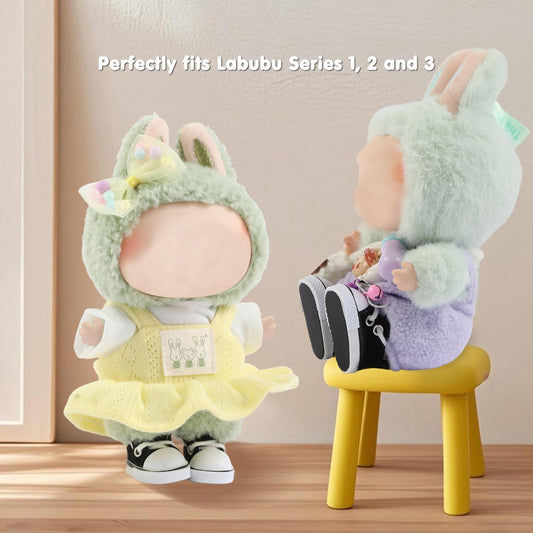 Ciunura doll shoes for Lububu—side view highlights comfortable snug fit pairing with any look.