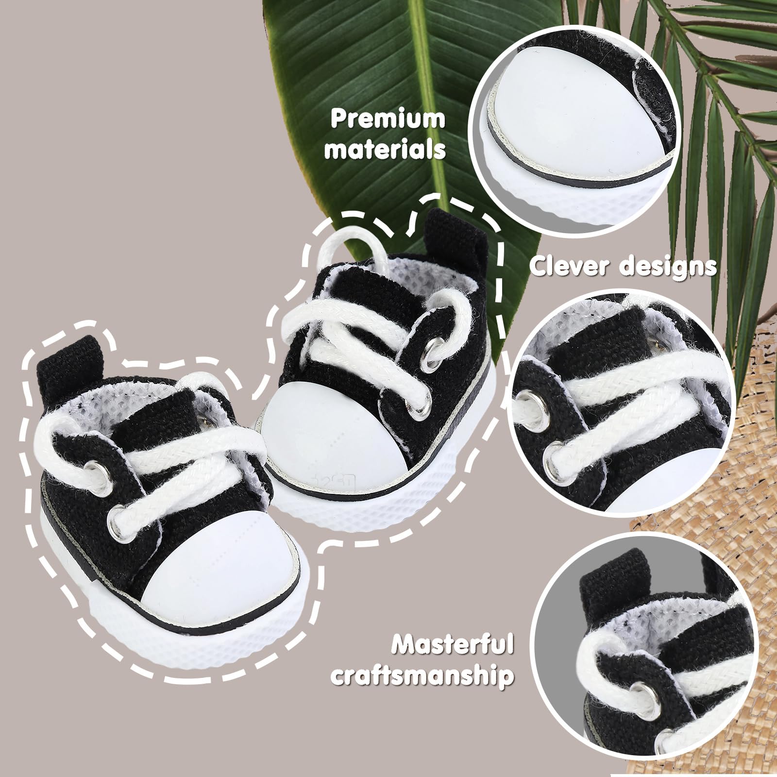 Ciunura doll shoes detailing—fine stitching and durable materials ensure long-term display appeal.