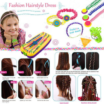 Civan beads and pattern stickers enable colorful designs.