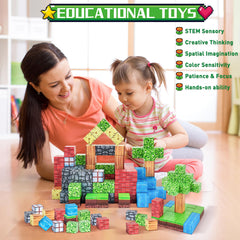 Civan magnetic blocks align with standard pieces to expand projects creatively