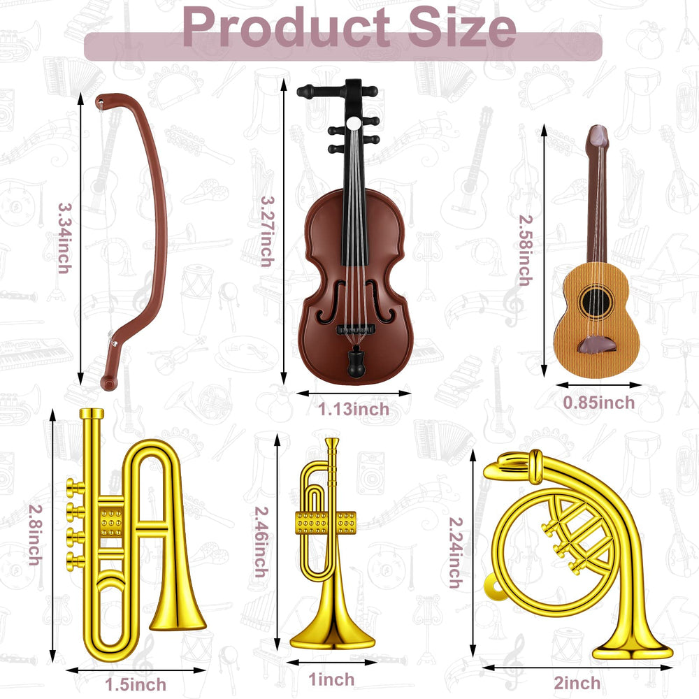 Civaner trumpet mini figure brightens decor and photo props