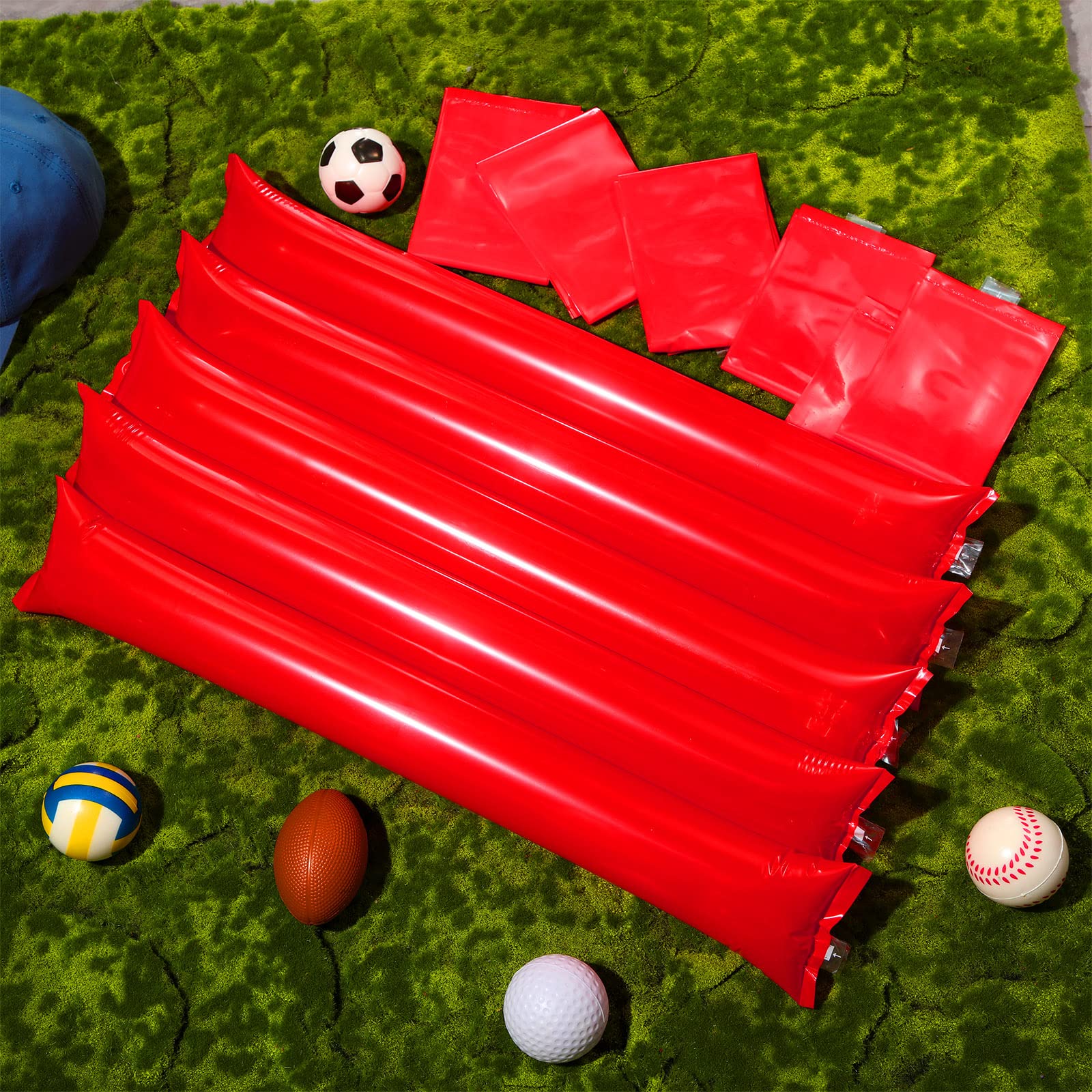 Civaner 48-piece red thunder stick set for sports events.