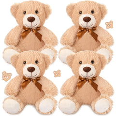 Civaner 4-pack 14-inch teddy bears ready for gifting and cuddling