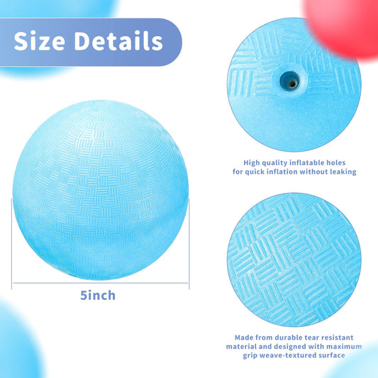 Civaner blue dodgeball close-up, textured grip.