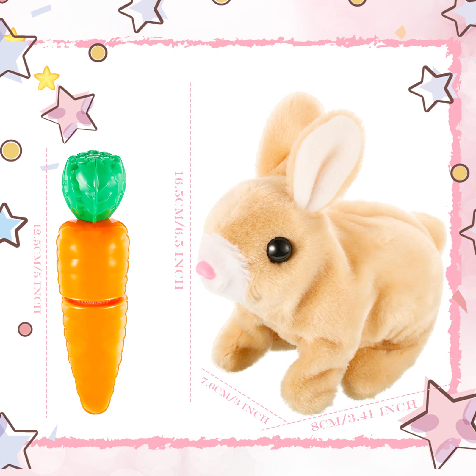 Civaner bunny toy with sounds engages children in imaginative play