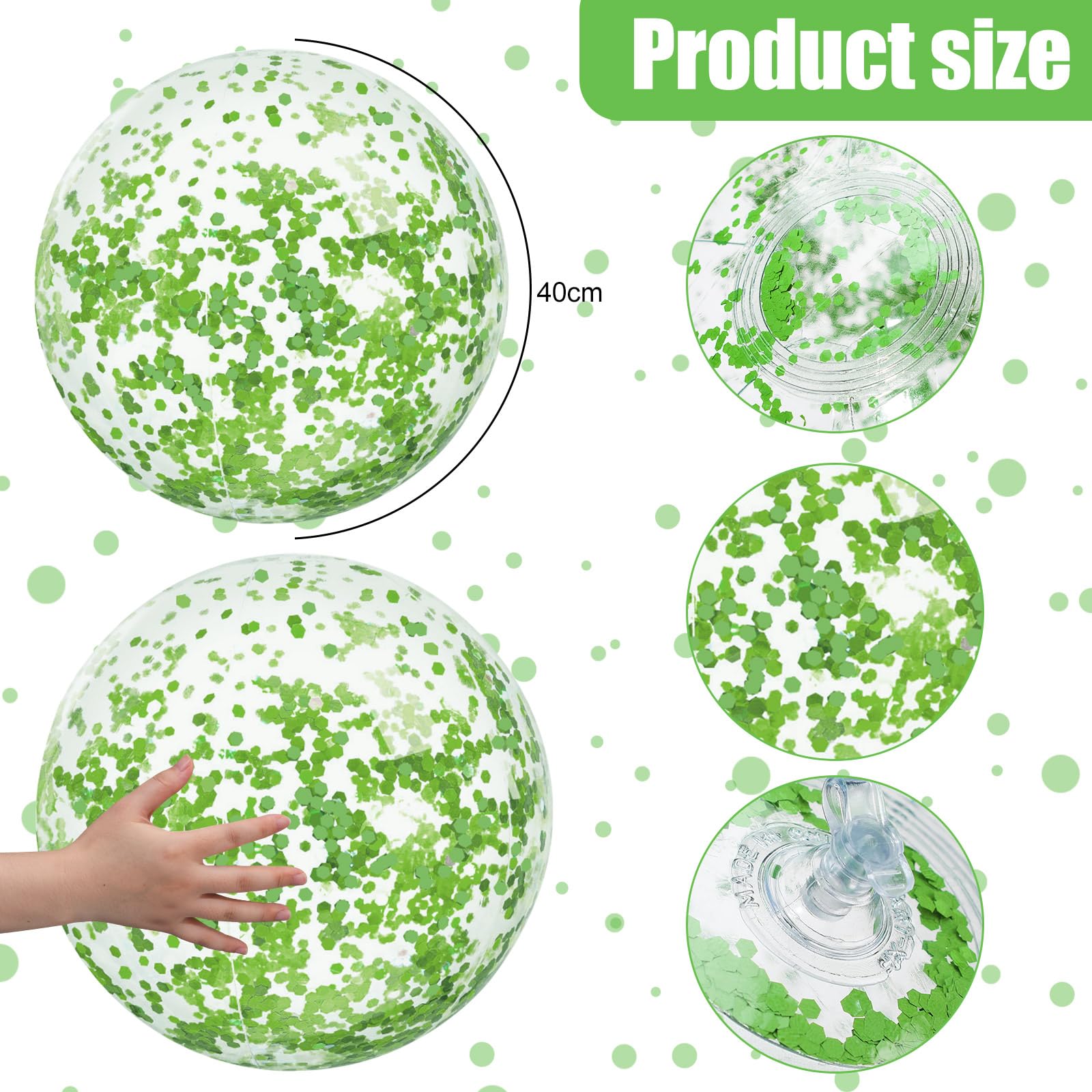 Civaner confetti glitter ball shines with sunlit reflections, ideal for beach parties.