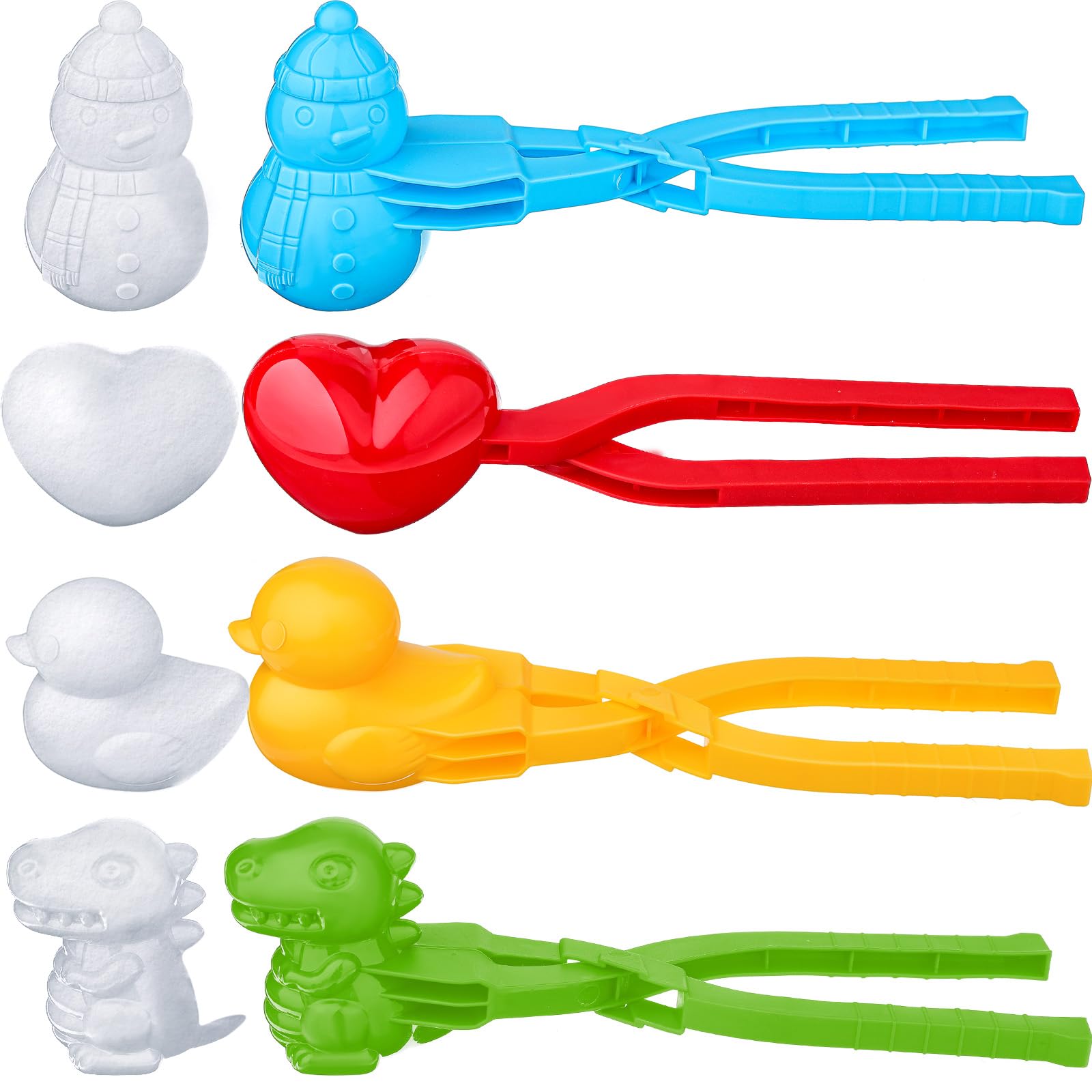 Civaner dinosaur snowball maker for quick snowball creation.