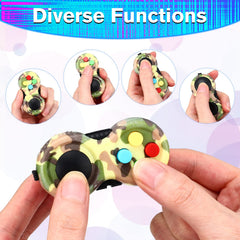 Civaner fidget pad attached to a keychain for easy portability