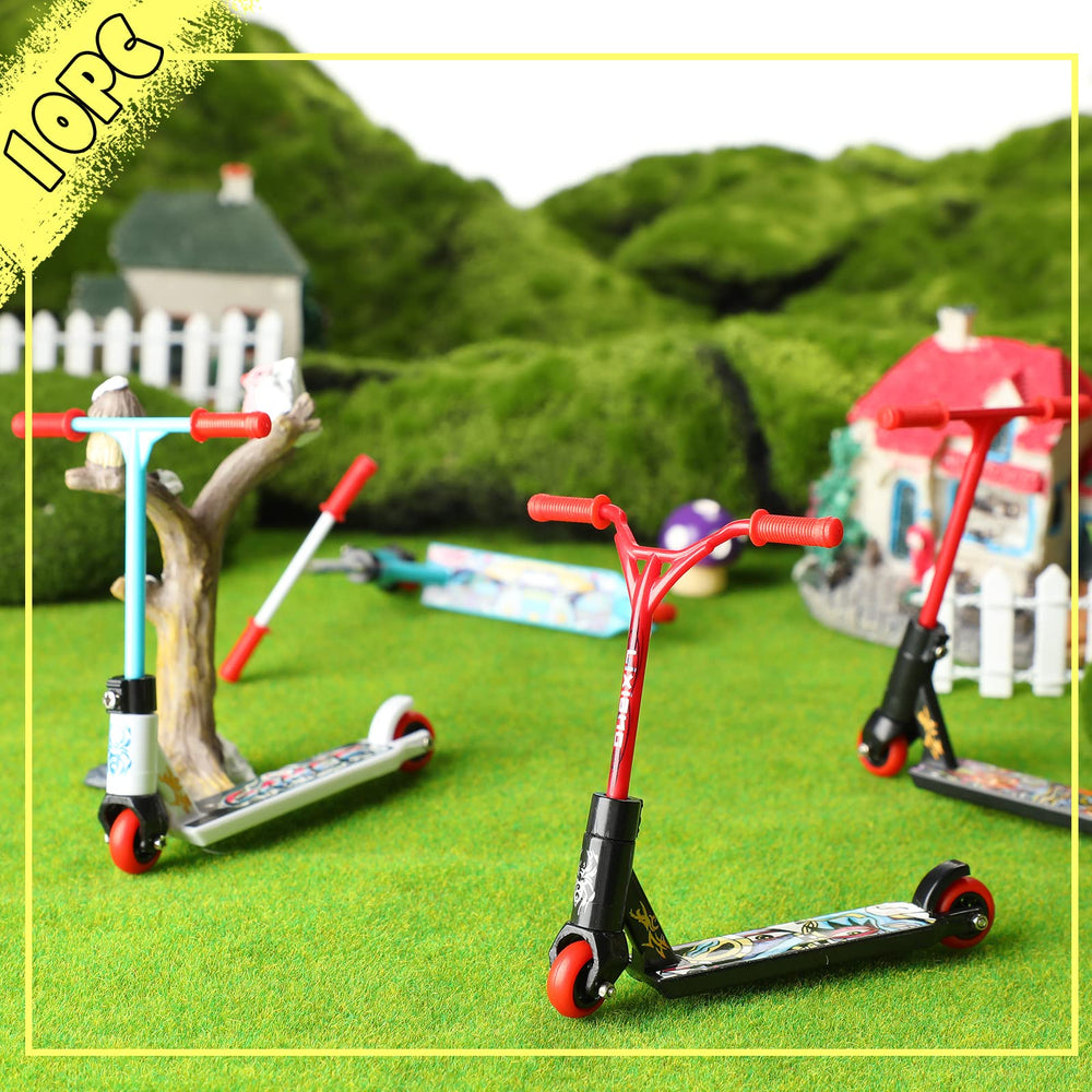 Civaner blue and white finger scooter highlights portable fun and pocket-sized design.
