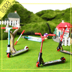 Civaner blue and white finger scooter highlights portable fun and pocket-sized design.