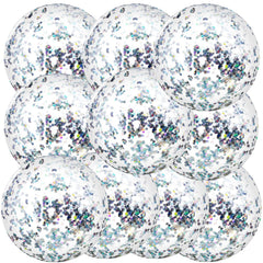 Civaner glitter beach ball 16 inch silver for sunny pool party decor