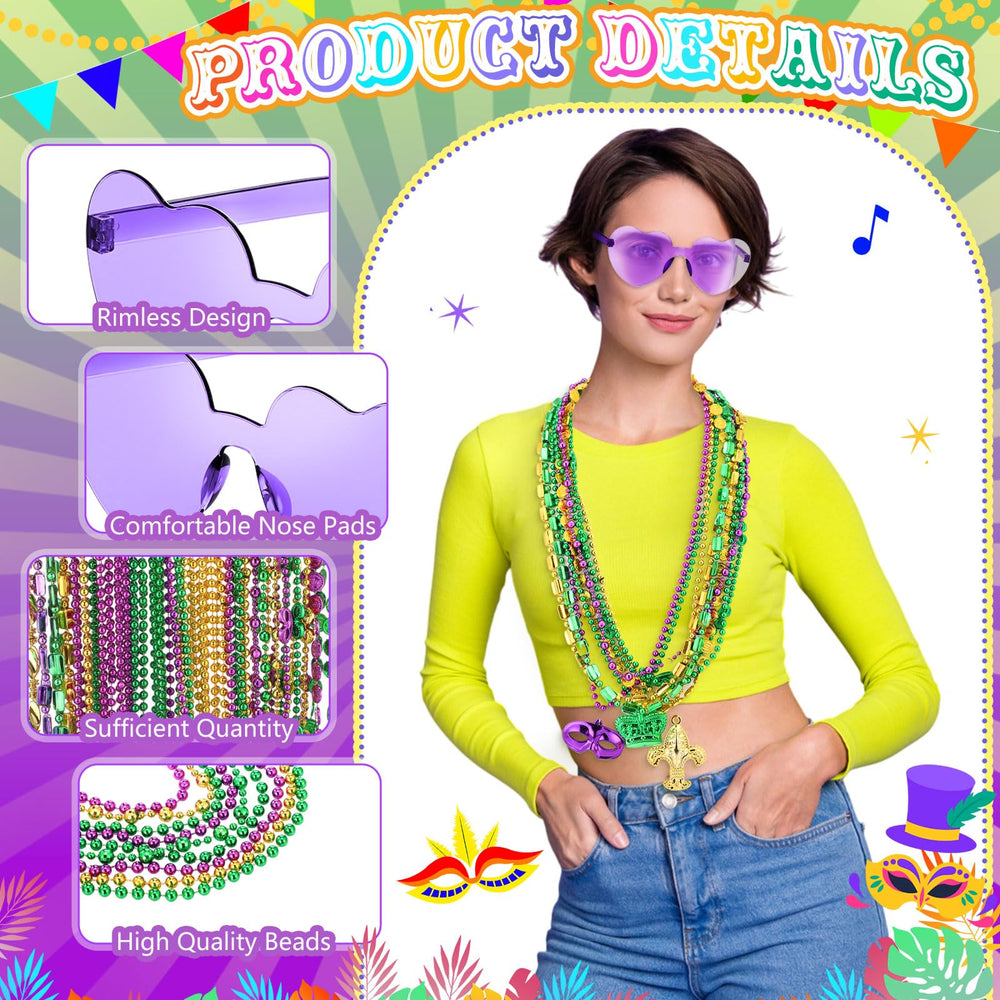 Civaner heart sunglasses made with sturdy PC material for bold looks.