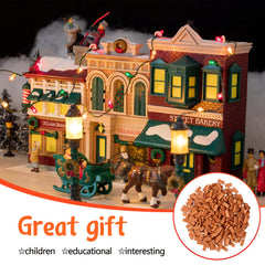 Civaner mini village building bricks for DIY garden scenes.