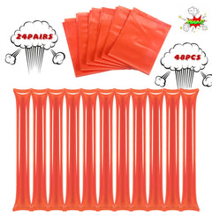 Civaner 60 x 10 cm thunder sticks produce a noticeable stadium sound.