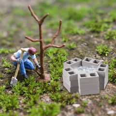 Civaner office desk toys with small cement blocks for creative builds