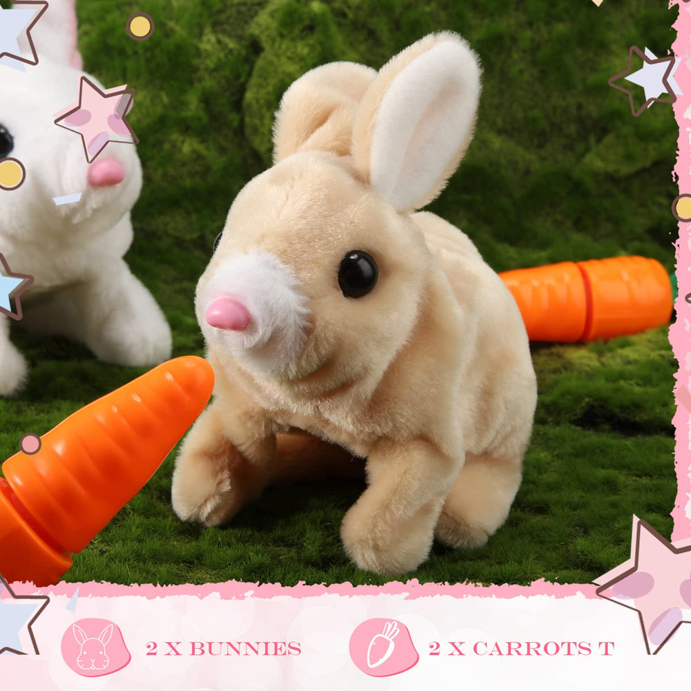 Civaner realistic bunny shape adds charm to home decor and gifting