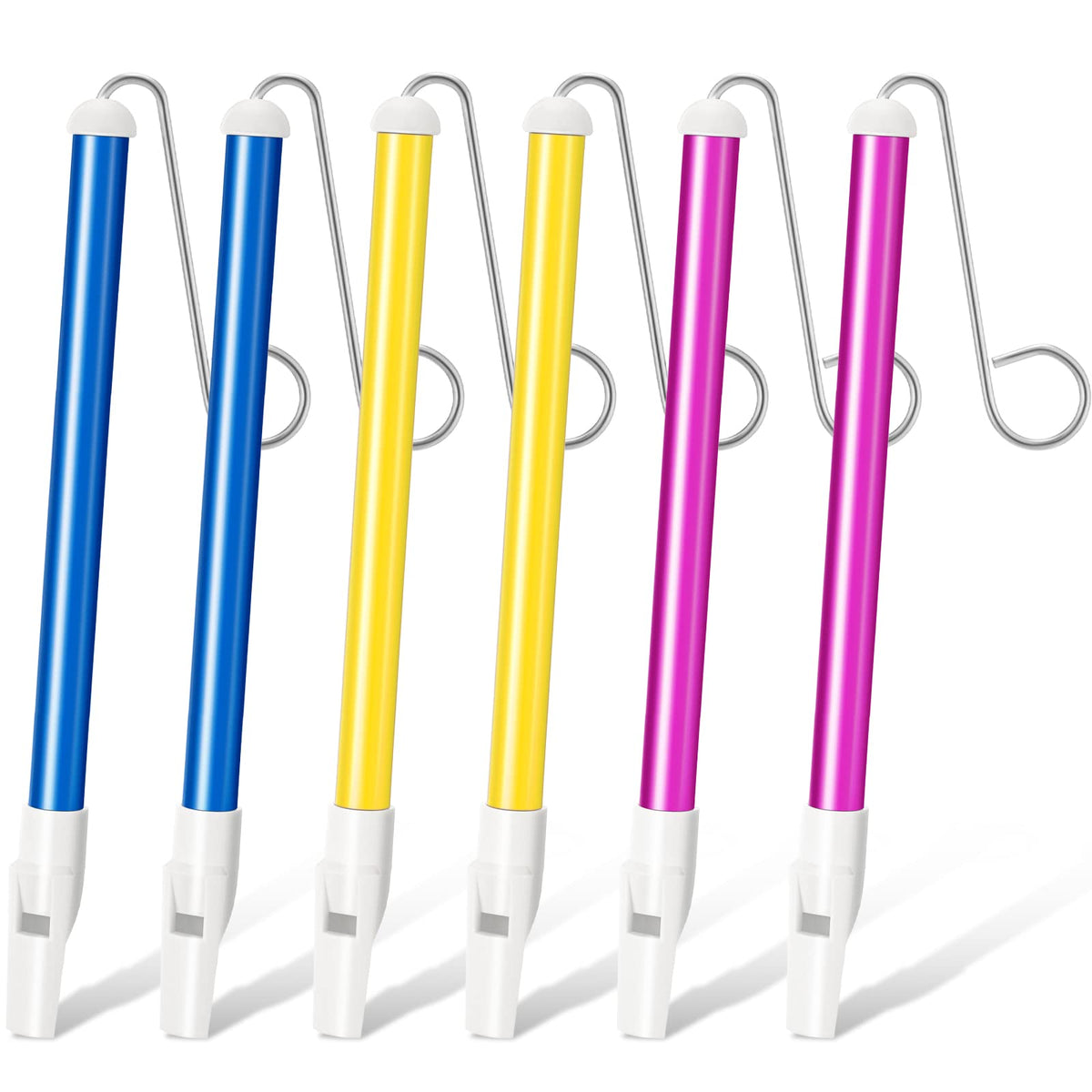 Civaner slide whistle set in blue shows vibrant colors for party cheer