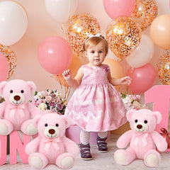 Civaner 35 cm teddy bear size is ideal for play and decor.