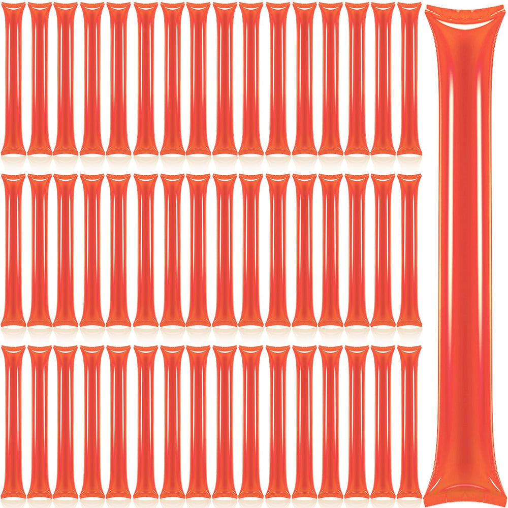 Civaner orange thunder stick ready to inflate for bold stadium cheers.