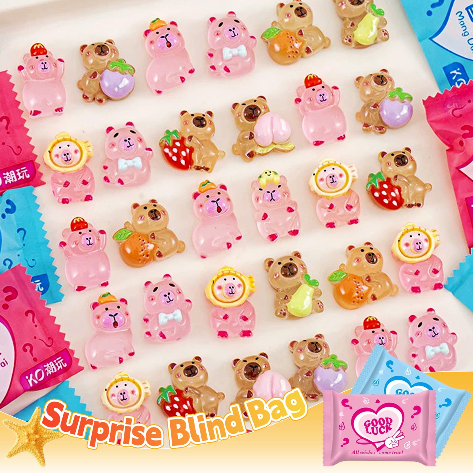 CIYOJA capybara figurine in a blind bag adds surprise for gifting