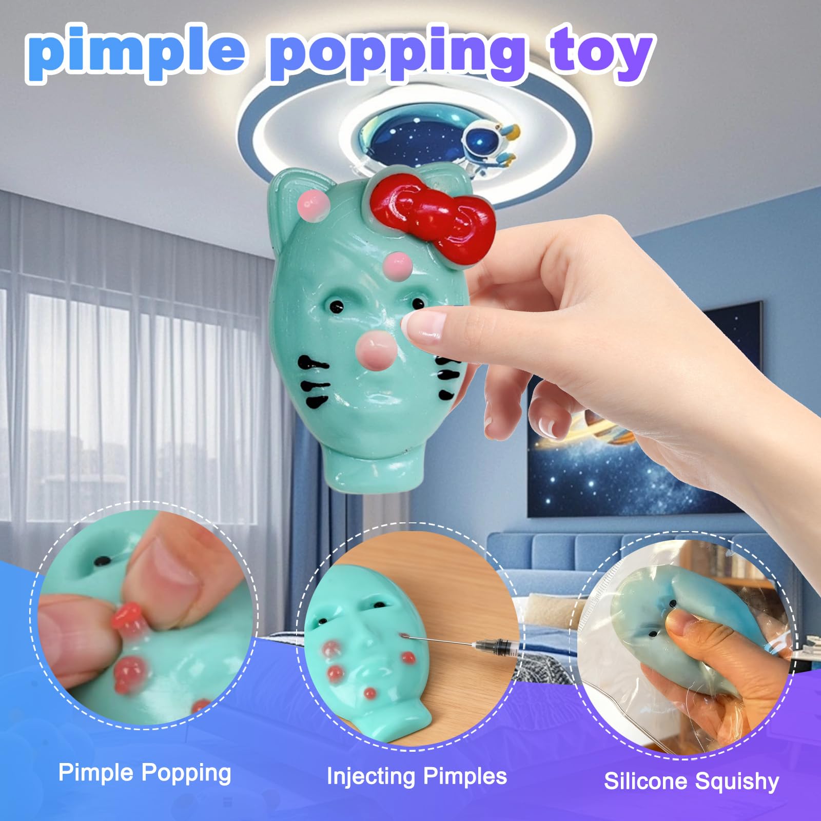 CIYOJA pimple popping alien figure 2 offering textures for fidget fun and focus