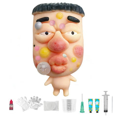 CIYOJA SquishFace large pimple popping toy held for tactile relief and focus