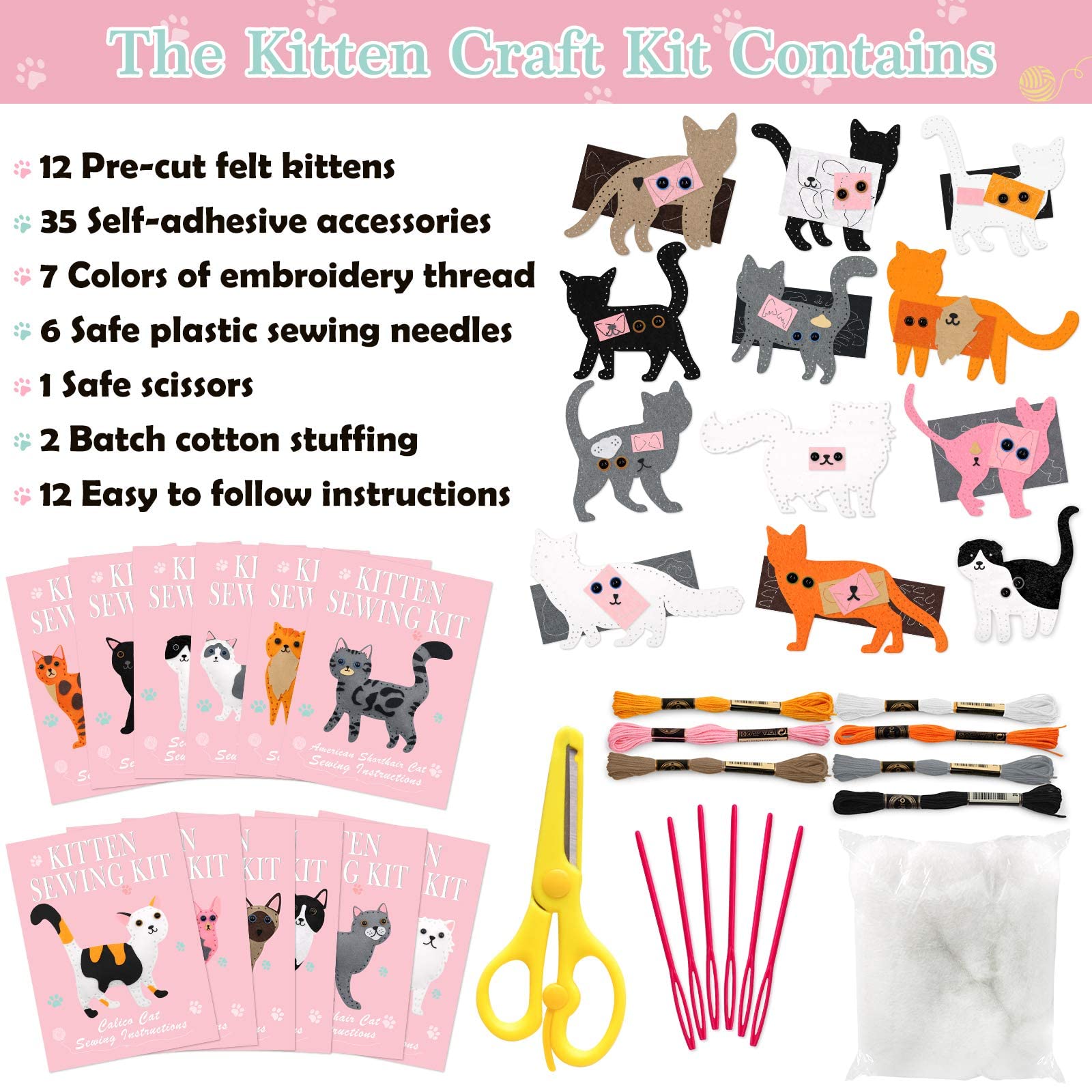 CiyvoLyeen kit contents provide an all-in-one setup for at-home crafts.