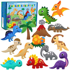 CiyvoLyeen dinosaur sewing kit contents ideal for at-home beginner sewing projects