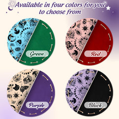 CiyvoLyeen DND dice tray featuring crystal pattern to aid focus during play