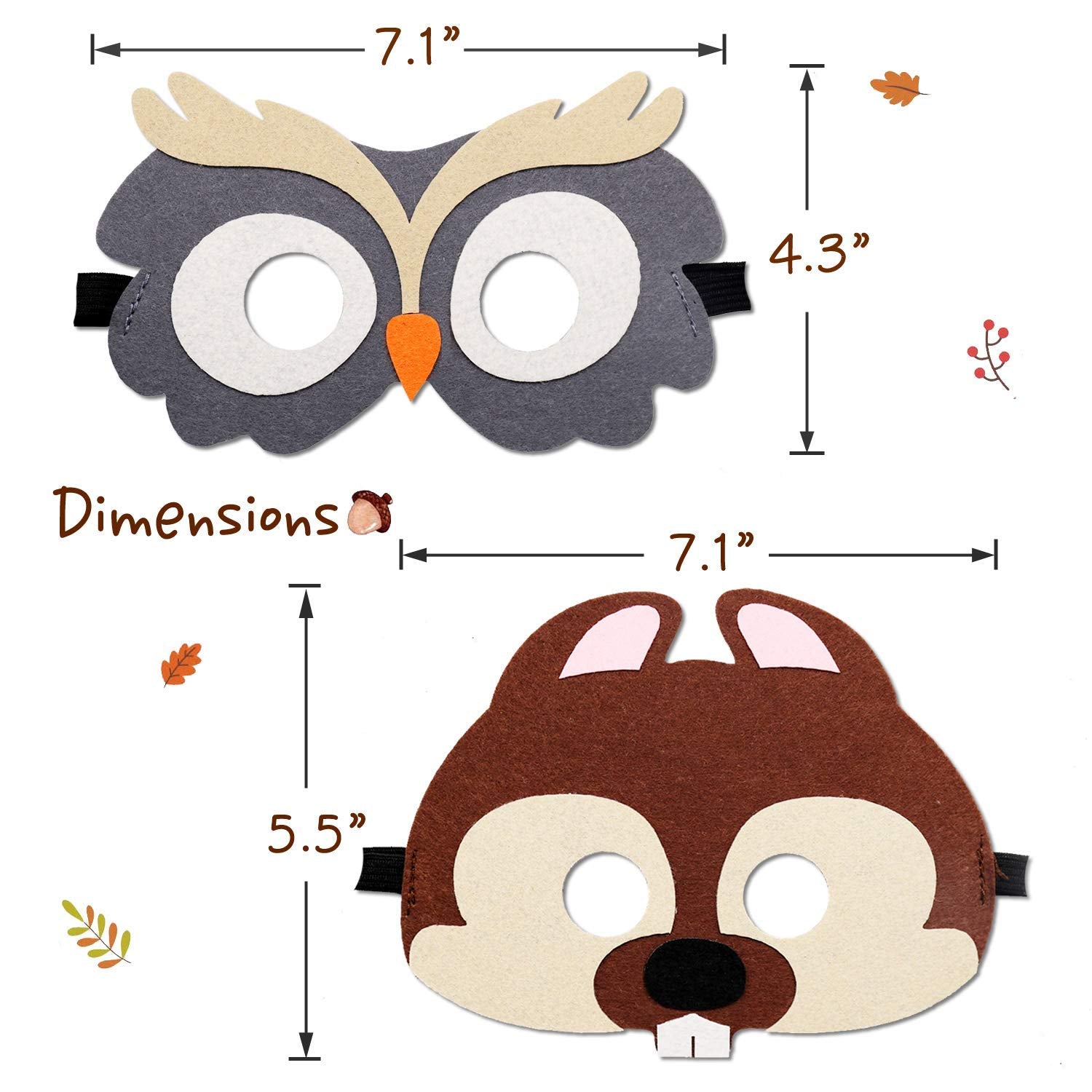 CiyvoLyeen Forest-Friends panda mask creates cute group costumes.
