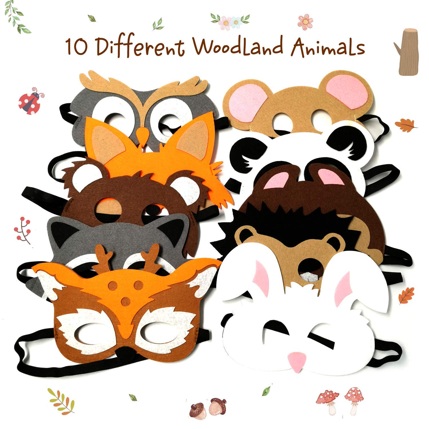 CiyvoLyeen Forest-Friends rabbit mask adds playful costume moments.