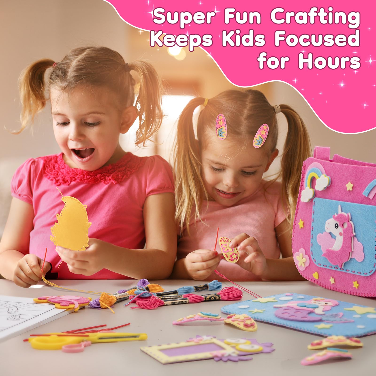 CiyvoLyeen learning stitches like knotting and running stitch boosts fine motor skills.