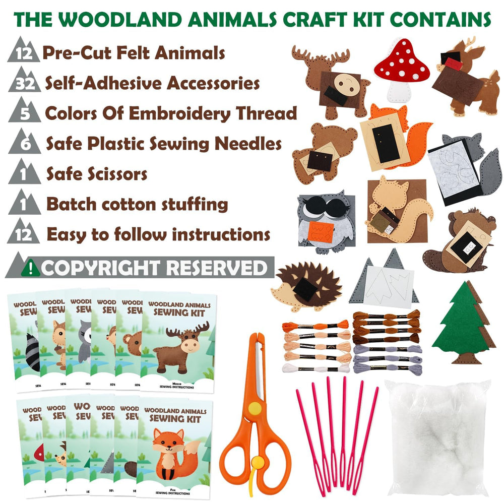 CiyvoLyeen pre cut felt shapes aid quick, tidy crafting.