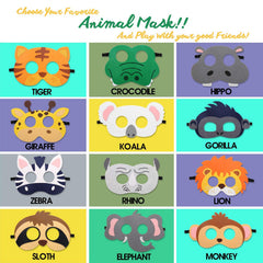 CiyvoLyeen giraffe mask ideal for kids' role-play and jungle-themed events.